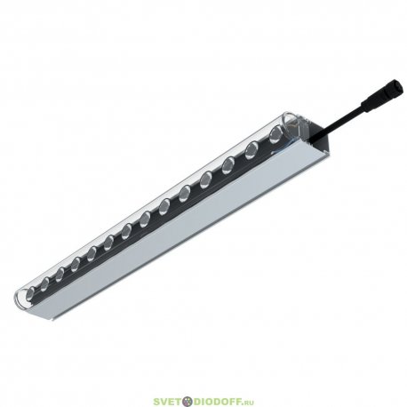 Архитектурный светильник Модерн v2.0 6Вт Оптик 630Лм (12Вт/м) 48В DC CRI80 5000К оптика 45° Профиль, транзитное 500мм