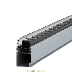 Архитектурный светильник Модерн v2.0 3Вт Оптик 350Лм (12Вт/м) 48В DC CRI80 5000К оптика 70° Профиль, транзитное 250мм