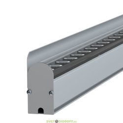 Линейный архитектурный светильник Модерн v2.0 8Вт Оптик 900Лм (8Вт/м) 48В DC CRI80 5000К оптика 15° Профиль, козырек 1000мм