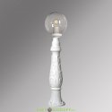 Столб фонарный уличный Fumagalli Lafet/Globe 250 Белый, шар прозрачный 0,95м IAFET.R