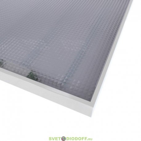 Светодиодный светильник Офис 80 CRI90, 76Вт, 8900Лм, 6500К Холодный белый, Призма, 595×595×50мм