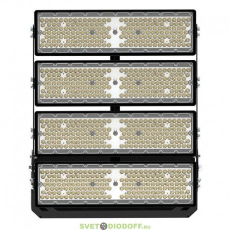 Мощный светодиодный прожектор Плазма Про 2000Вт, 286000Лм, CRI80, 5000К Яркий дневной, оптика 85°, IP66/IP67