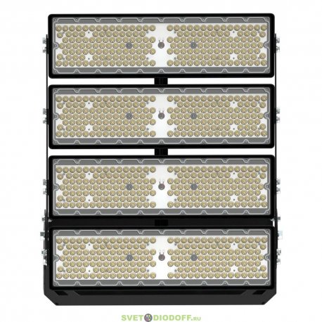 Мощный светодиодный прожектор Плазма Про 1600Вт, 188800Лм, CRI80, 5000К Яркий дневной, оптика узкая 8°, IP66/IP67