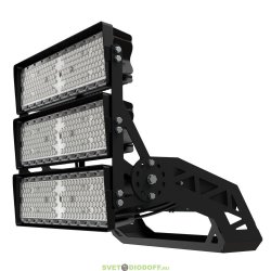 Мощный светодиодный прожектор Плазма Про 1000Вт, 126000Лм, CRI80, 5000К Яркий дневной, оптика узкая 8°, IP66/IP67