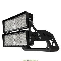 Мощный светодиодный прожектор Плазма Про 800Вт, 94400Лм, CRI80, 5000К Яркий дневной, оптика узкая 12°, IP66/IP67