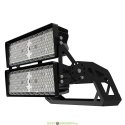 Мощный светодиодный прожектор Плазма Про 800Вт, 94400Лм, CRI80, 5000К Яркий дневной, оптика узкая 12°, IP66/IP67