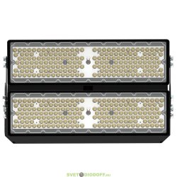 Мощный светодиодный прожектор Плазма Про 800Вт, 94400Лм, CRI80, 5000К Яркий дневной, оптика узкая 8°, IP66/IP67