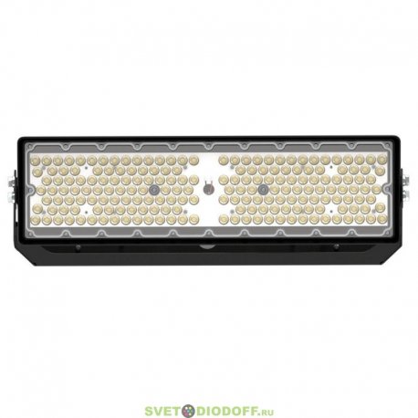 Мощный светодиодный прожектор Плазма Про 400Вт, 47200Лм, CRI80, 5000К Яркий дневной, оптика узкая 12°, IP66/IP67