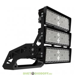 Мощный светодиодный прожектор Плазма Про 1000Вт, 135000Лм, CRI70, 4000К дневной, оптика 8°, IP66/IP67