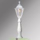 Столб фонарный уличный Fumagalli Lafet/Rut белый, прозрачный 1,1м 1xE27 LED-FIL с лампой 800Lm, 2700К IAFET.R