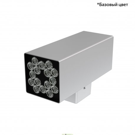 Фасадный двухсторонний светильник Акцент Куб ДУО 40Вт, 4760Лм, 5000К, оптика 25°, IP67, Скрытый монтаж, 260×150×105