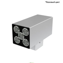 Фасадный двухсторонний светильник Акцент Куб ДУО 30Вт, 3000Лм, 5000К, оптика узкая 5°, IP67, Скрытый монтаж, 220×150×105