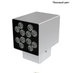 Фасадный односторонний светильник Акцент Куб 20Вт, 2380Лм, 5000К, оптика 10х65°, IP67, Скрытый монтаж, 130×150×105