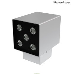 Фасадный односторонний светильник Акцент Куб 10Вт, 1190Лм, 5000К, оптика 25°, IP67, Скрытый монтаж, 130×150×105