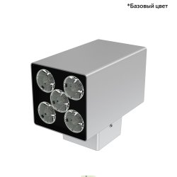 Фасадный двухсторонний светильник Акцент Куб ДУО 10Вт, 1180Лм, 4000К, оптика узкая 5°, IP67, Скрытый монтаж, 180×150×105