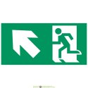 Аксессуар. Пиктограмма "Направление к эвакуационному выходу налево вверх". Сигнум