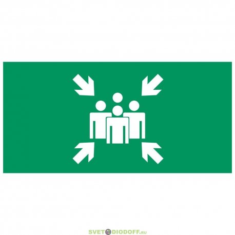 Аксессуар. Пиктограмма "Пункт сбора". Аварийный светильник Курсор