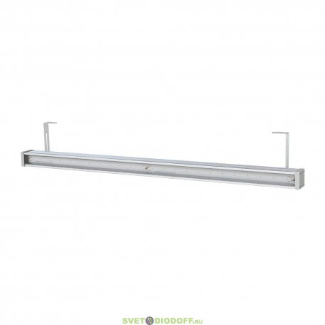 Линейный фасадный низковольтный светильник Барокко 24Вт, 3320Лм, 48В DC. CRI80 , 5000К Яркий дневной, Прозрачный, 1200мм