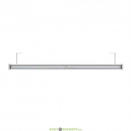 Линейный фасадный низковольтный светильник Барокко 24Вт, 3320Лм, 48В DC. CRI80 , 5000К Яркий дневной, Прозрачный, 1200мм