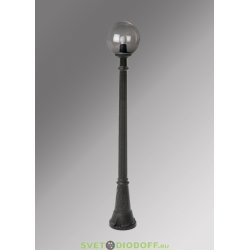 Столб фонарный уличный Fumagalli Artu/Globe 250 черный, шар дымчатый 1,71м