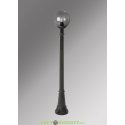 Столб фонарный уличный Fumagalli Artu/Globe 250 черный, шар дымчатый 1,71м