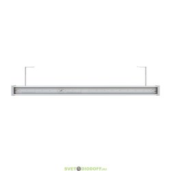 Линейный фасадный низковольтный светильник Барокко 18Вт, 2320Лм, 48В DC. CRI80 , 3000К Теплый, Прозрачный, 900мм