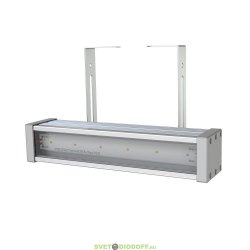 Линейный фасадный низковольтный светильник Барокко 6Вт, 830Лм, 48В DC. CRI80 , 5000К Яркий дневной, Прозрачный, 300мм