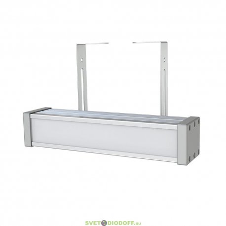 Линейный фасадный низковольтный светильник Барокко 6Вт, 710Лм, 48В DC. CRI80 , 5000К Яркий дневной, Опал, 300мм