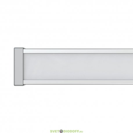 Линейный фасадный низковольтный светильник Барокко 6Вт, 710Лм, 48В DC. CRI80 , 5000К Яркий дневной, Опал, 300мм