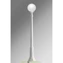 Столб фонарный уличный Fumagalli Artu/Globe 250 белый, шар матовый 1,71м