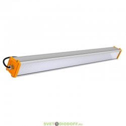 Взрывозащищенный низковольтный светильник Т-Линия v2.0 Ex-80Вт, 8840Лм, 3000К Теплый, 36-48AC/DC, Микропризма, 1000мм