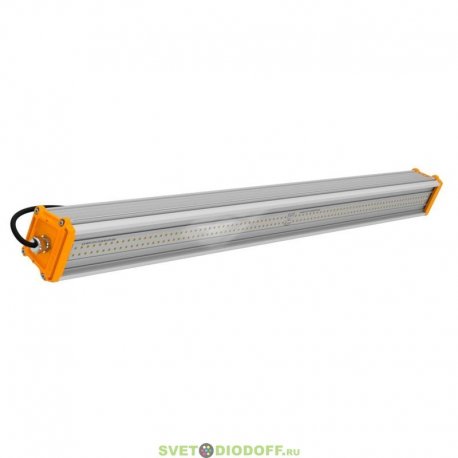 Взрывозащищенный низковольтный светильник Т-Линия v2.0 Ex-40Вт, 6090Лм, 3000К Теплый, 36-48AC/DC, Прозрачный, 1000мм