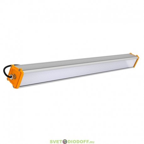 Взрывозащищенный низковольтный светильник Т-Линия v2.0 Ex-40Вт, 5000Лм, 3000К Теплый, 36-48AC/DC, Опал, 1000мм