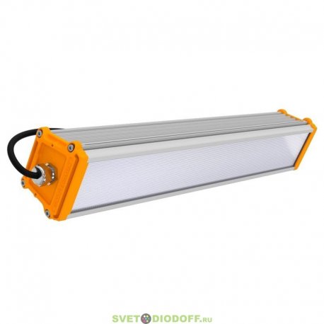 Взрывозащищенный низковольтный светильник Т-Линия v2.0 Ex-20Вт, 2190Лм, 3000К Теплый, 36-48AC/DC, Микропризма, 500мм