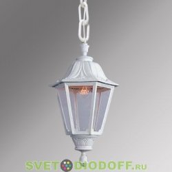 Уличный подвесной светильник Fumagalli Sichem/Noemi белый, прозрачный