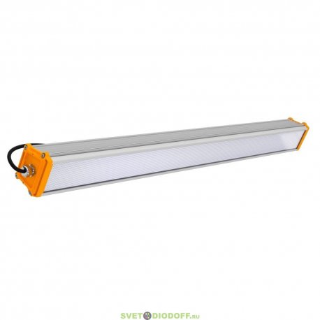 Взрывозащищенный низковольтный светильник Т-Линия v2.0 Ex-40Вт, 4390Лм, 3000К Теплый, 12-24AC/DC, Микропризма, 1000мм