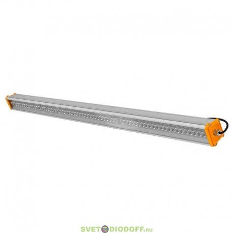 Взрывозащищенный линейный светильник Т-Линия v2.0 ОПТИК Ex-150Вт, 20865Лм, 5000К Яркий дневной, оптика 15°, 1540мм