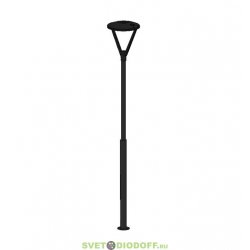 Светодиодный светильник Ламина Торшер 50Вт, 7350Лм, 3000К, линза155х85°, IP66, Опора ОЦ-108-76-3, 3,6м.п.