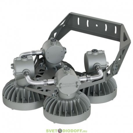 Взрывозащищенный светодиодный светильник Профи Нео M Ex-4-240-К-П95х35-4070-M20, 240Вт, 33480Лм 4000К IP66, оптика 95х35°