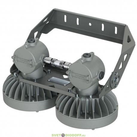 Взрывозащищенный светодиодный светильник Профи Нео M Ex-2-200-К-П95х35-4070-M20, 200Вт, 27340Лм, 4000К, IP66, оптика 95х35°