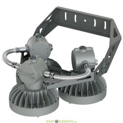 Взрывозащищенный светодиодный светильник Профи Нео M Ex-3-180-К-П95х35-5070-M20, 180Вт, 24610Лм, 5000К, IP66, оптика 95х35°