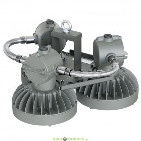 Взрывозащищенный светодиодный светильник Профи Нео M Ex-3-180-П-П95х35-5070-M20, 180Вт, 24610Лм, 5000К, IP66, оптика 95х35°