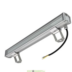 Архитектурно-фасадная подсветка, светильник БАРОККО S 20Вт, 2740Лм, CRI80, 5000К Яркий дневной, оптика 40х100°, 500мм