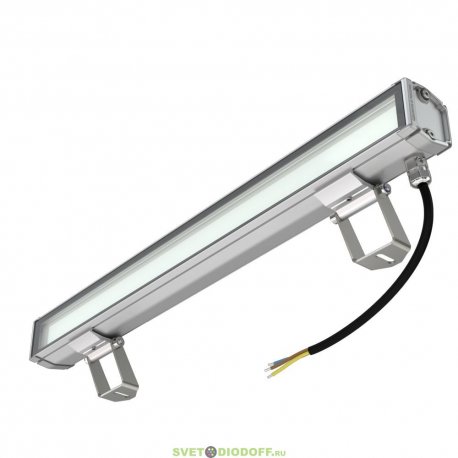 Архитектурно-фасадная подсветка, светильник БАРОККО S 20Вт, 2280Лм, CRI80, 4000К Дневной, Опал, оптика 100°, 500мм