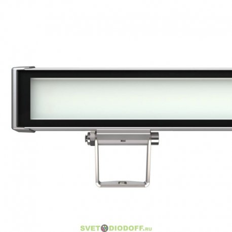 Архитектурно-фасадная подсветка, светильник БАРОККО S 20Вт, 2140Лм, CRI80, 3000К Теплый, Опал, оптика 100°, 600мм