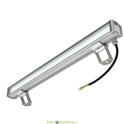 Архитектурно-фасадная подсветка, светильник БАРОККО S 10Вт, 1180Лм, CRI80, 5000К Яркий дневной, оптика 100°, Опал, 600мм