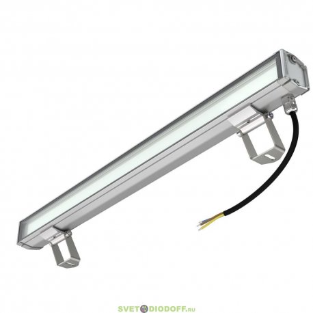 Архитектурно-фасадная подсветка, светильник БАРОККО S 10Вт, 1180Лм, CRI80, 5000К Яркий дневной, оптика 100°, Опал, 500мм