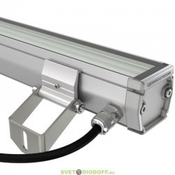 Архитектурно-фасадная подсветка, светильник БАРОККО S 10Вт, 1180Лм, CRI80, 5000К Яркий дневной, оптика 100°, Опал, 500мм