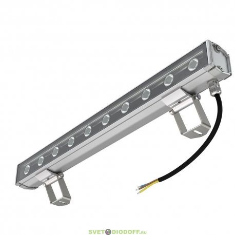 Архитектурно-фасадная подсветка, светильник БАРОККО S 10Вт, 1100Лм, CRI80, 5000К Яркий дневной, оптика 15°, 500мм