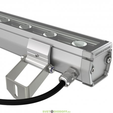 Архитектурно-фасадная подсветка, светильник БАРОККО S 10Вт, 1100Лм, CRI80, 5000К Яркий дневной, оптика 15°, 500мм